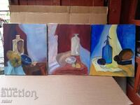 Πίνακες ζωγραφικής - λάδι, καμβάς - 3 τεμάχια, εικόνα