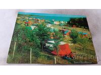 Postcard Pomorie Camping Europe 1969