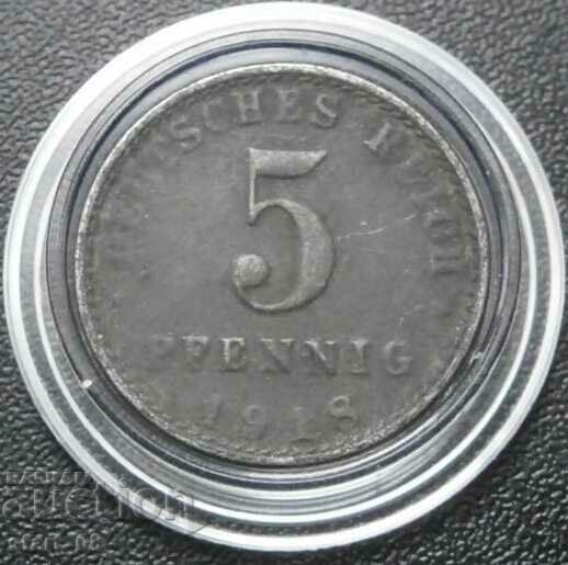 5 pfennig 1918