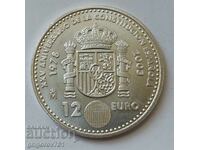 12 евро сребро Испания 2003 - сребърна монета #4