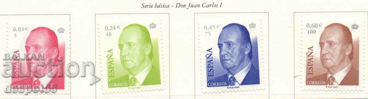 2001. Испания. Крал Хуан Карлос I - Нови стойности.