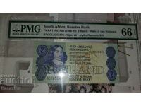 Africa de Sud 2 Rand 1989 Graded Banknote, PMG 66 EPQ!
