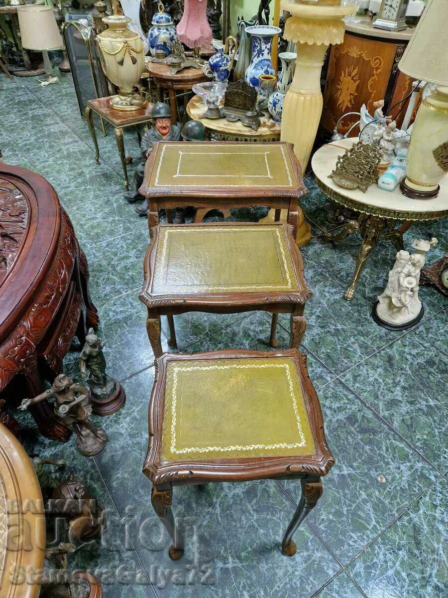 Auction A unique set of antique English coffee tables Auction A unique set of antique English coffee tables