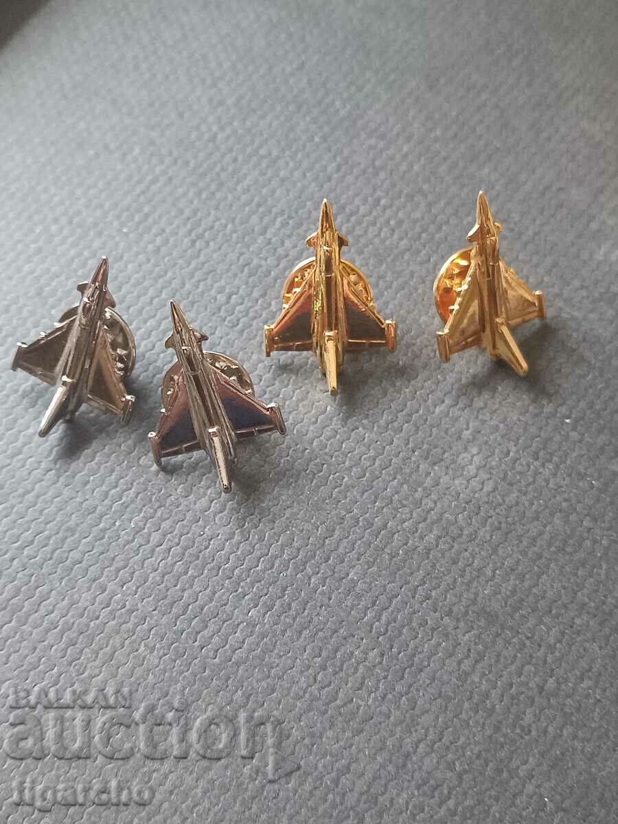 Aircraft badges with price 20.00 BGN | € 10.23 Aircraft badges with price 20.00 BGN | € 10.23