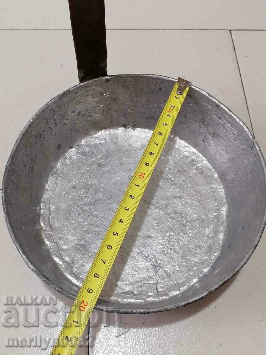 Παλιό χάλκινο ταψί, χαλκός, δίσκος, χάλκινο δοχείο - 5