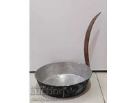 Παλιό χάλκινο ταψί, χαλκός, δίσκος, χάλκινο δοχείο