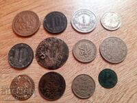 1 δεκάρα 1901, παλιά ξένα νομίσματα