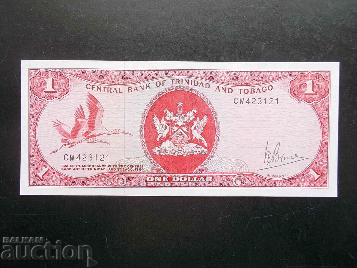 ТРИНИДАД И ТОБАГО , 1 $ , 1977 , UNC