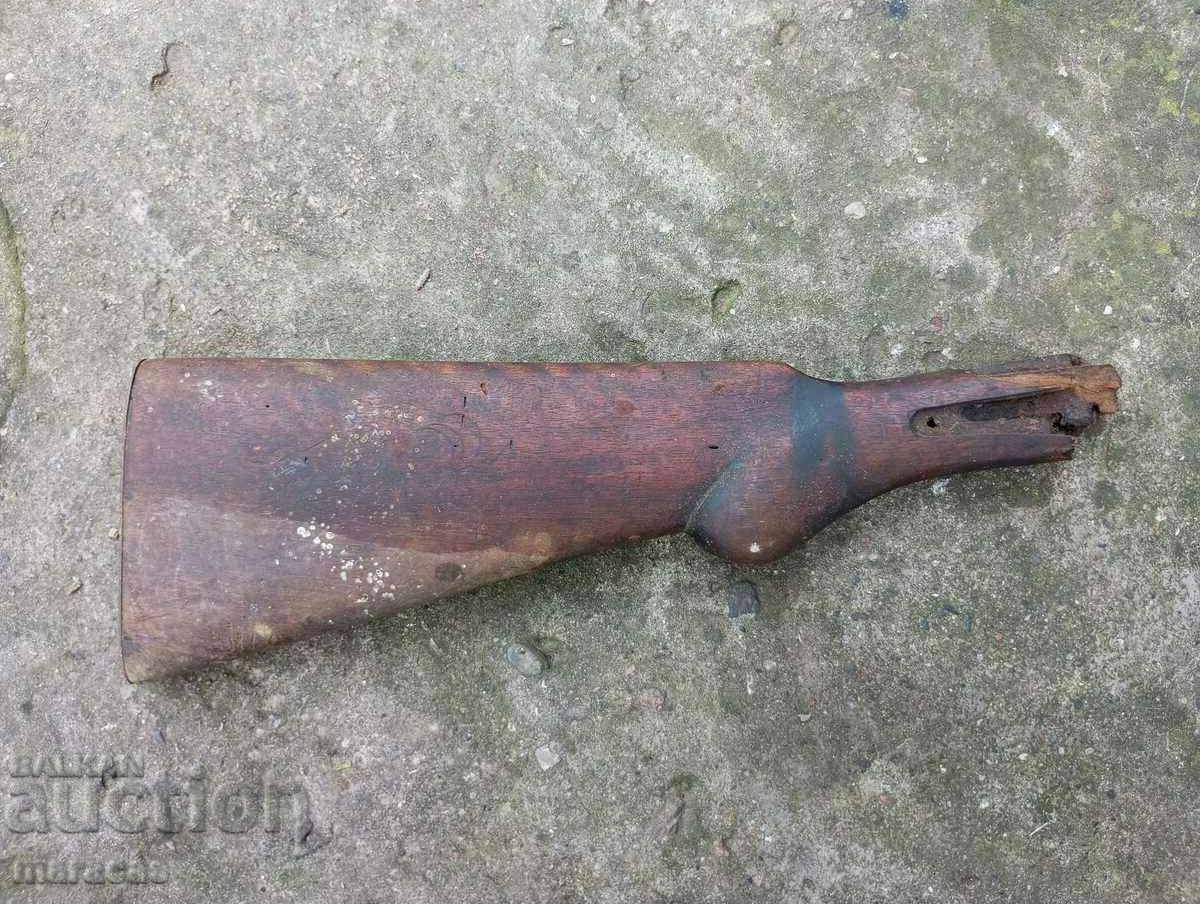 A stock from an old rifle