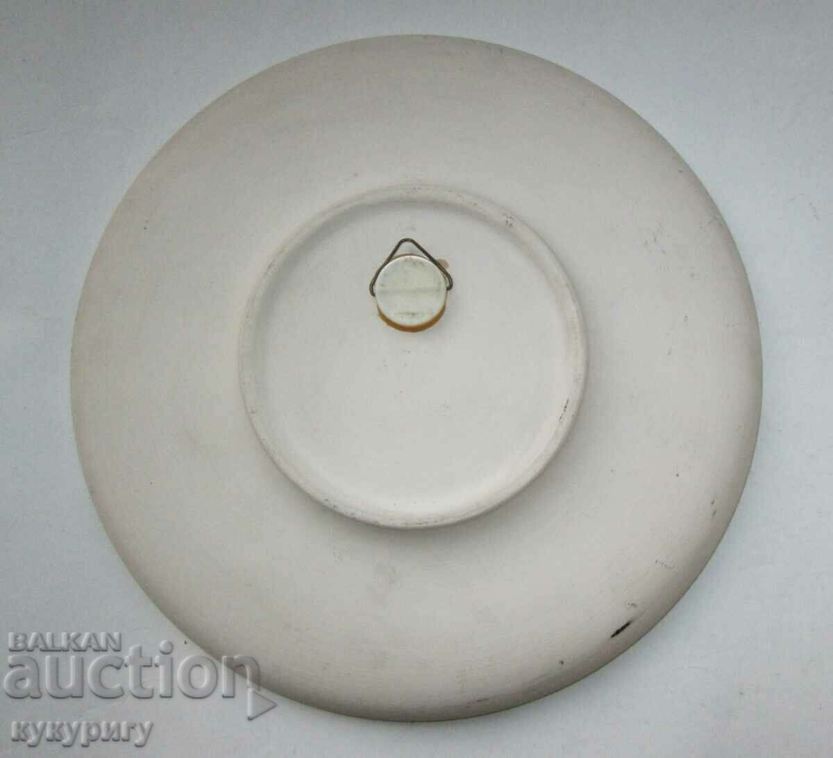 Livrarea Farfurie din portelan pictat tablou peisaj montan Livrarea Farfurie din portelan pictat tablou peisaj montan