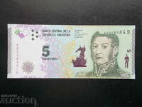 ARGENTINA , 5 pesos , UNC