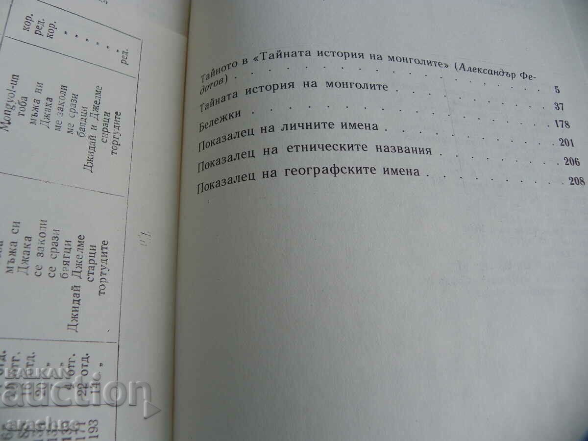 Licitație Istoria secretă a mongolilor