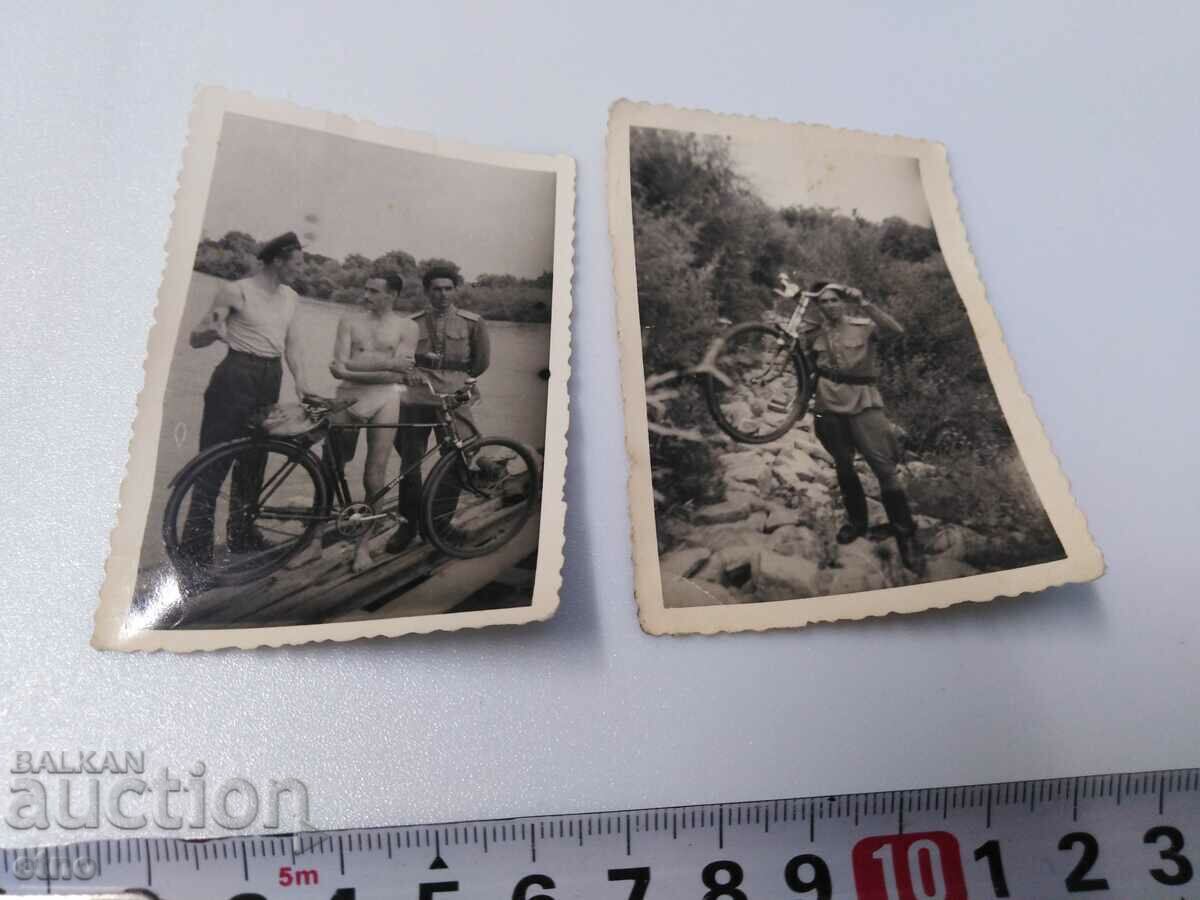 1953, 2 old photos, bike, bicycle, PLOVDIV with price 10.00 BGN | € 5.11 1953, 2 old photos, bike, bicycle, PLOVDIV with price 10.00 BGN | € 5.11