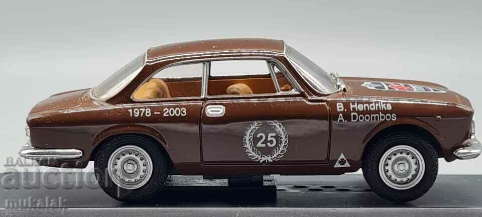 Delivery of 1:43 Solido Alfa Romeo 1300 Junior Coupe RALLY MODEL
