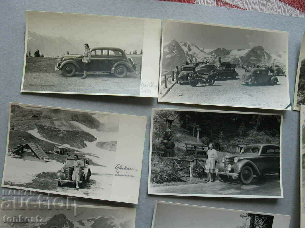 10 τεμ. παλιές φωτογραφίες αυτοκινήτων 1953 με τιμή € 7.00 | 13.69 BGN