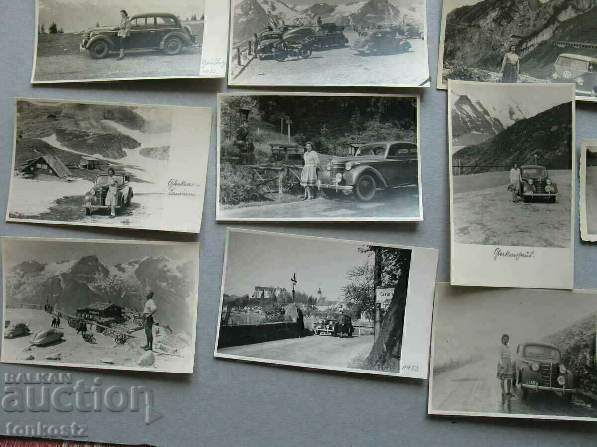 Delivery of 10 pcs. old photos of cars 1953 Delivery of 10 pcs. old photos of cars 1953
