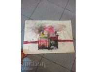 OLD WATERCOLOR OF HUD. Tsvetan Timoteev