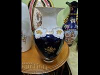 Уникална рядка антикварна порцеланова ваза Reichenbach
