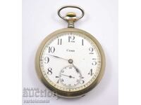 Ασημένιο ρολόι τσέπης CYMA SWISS MADE - δεν λειτουργεί