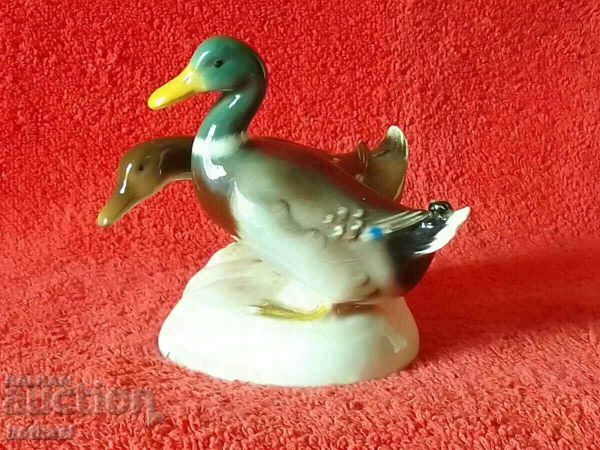 Old porcelain figurine Pair of Ducklings Germany Goebel