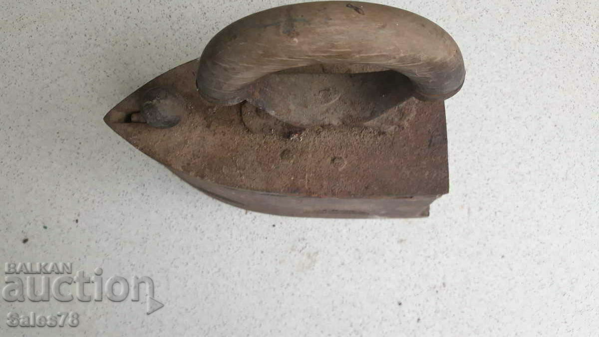 Auction Old charcoal iron, interior, decor, decoration Auction Old charcoal iron, interior, decor, decoration