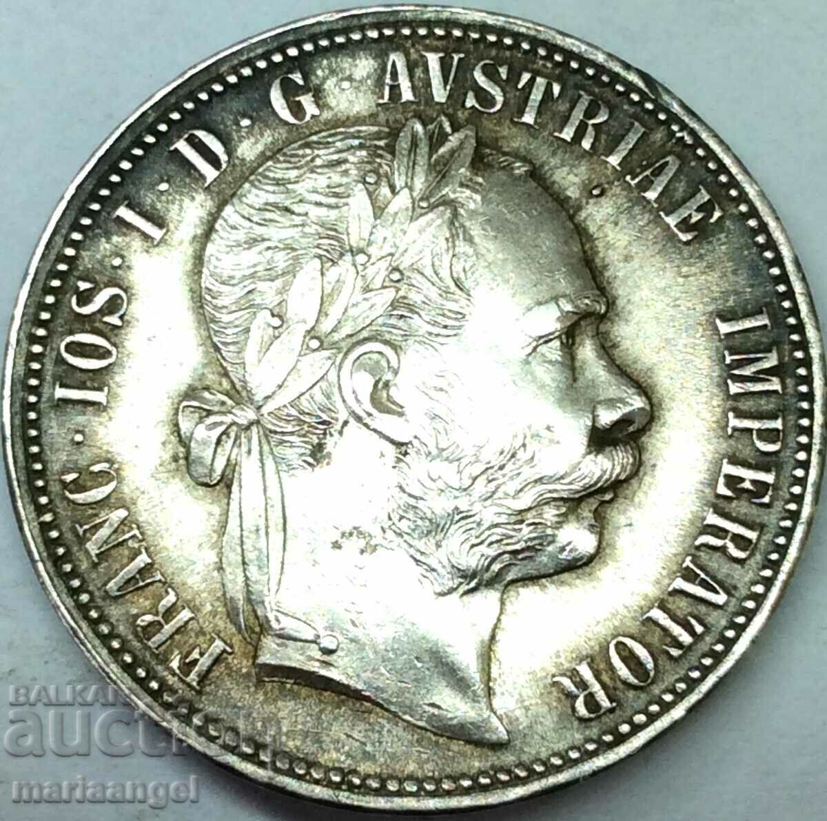 Austria 1 florin 1889 Franz Joseph silver