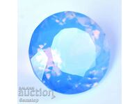 BZC! 23.30k natural blue opal round cert.AGL from 1st!