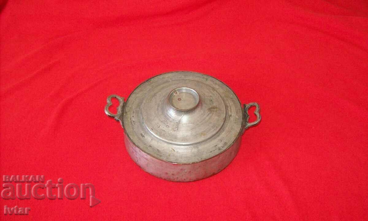Copper vessel, pot, kadaifnik - inscribed Copper vessel, pot, kadaifnik - inscribed