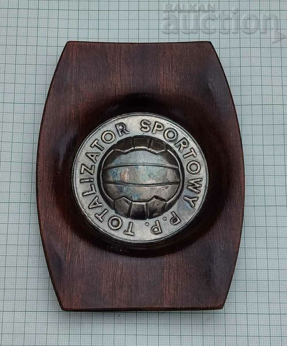 SPORTS LOTTO LOGO POLAND PLAQUE with price 33.00 BGN | € 16.87