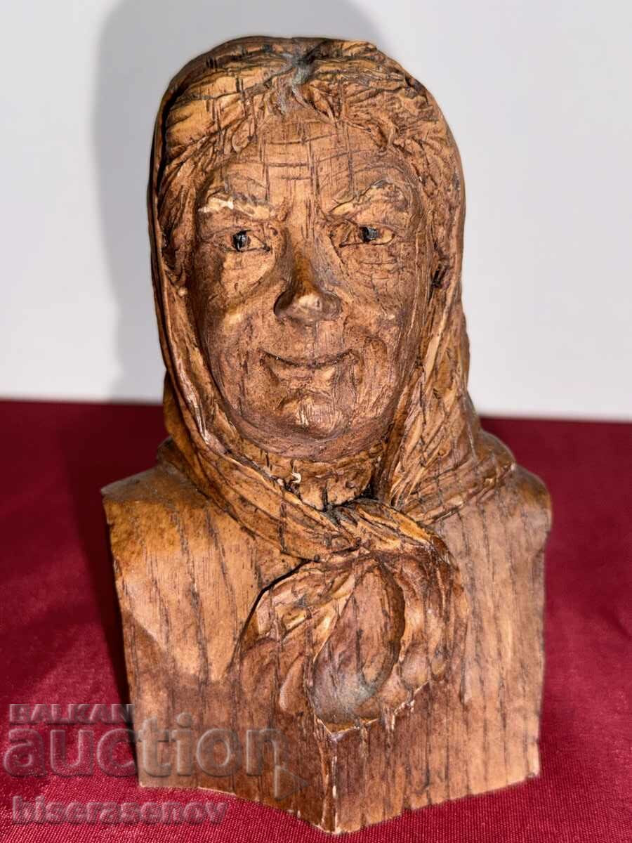 Wooden figure statuette