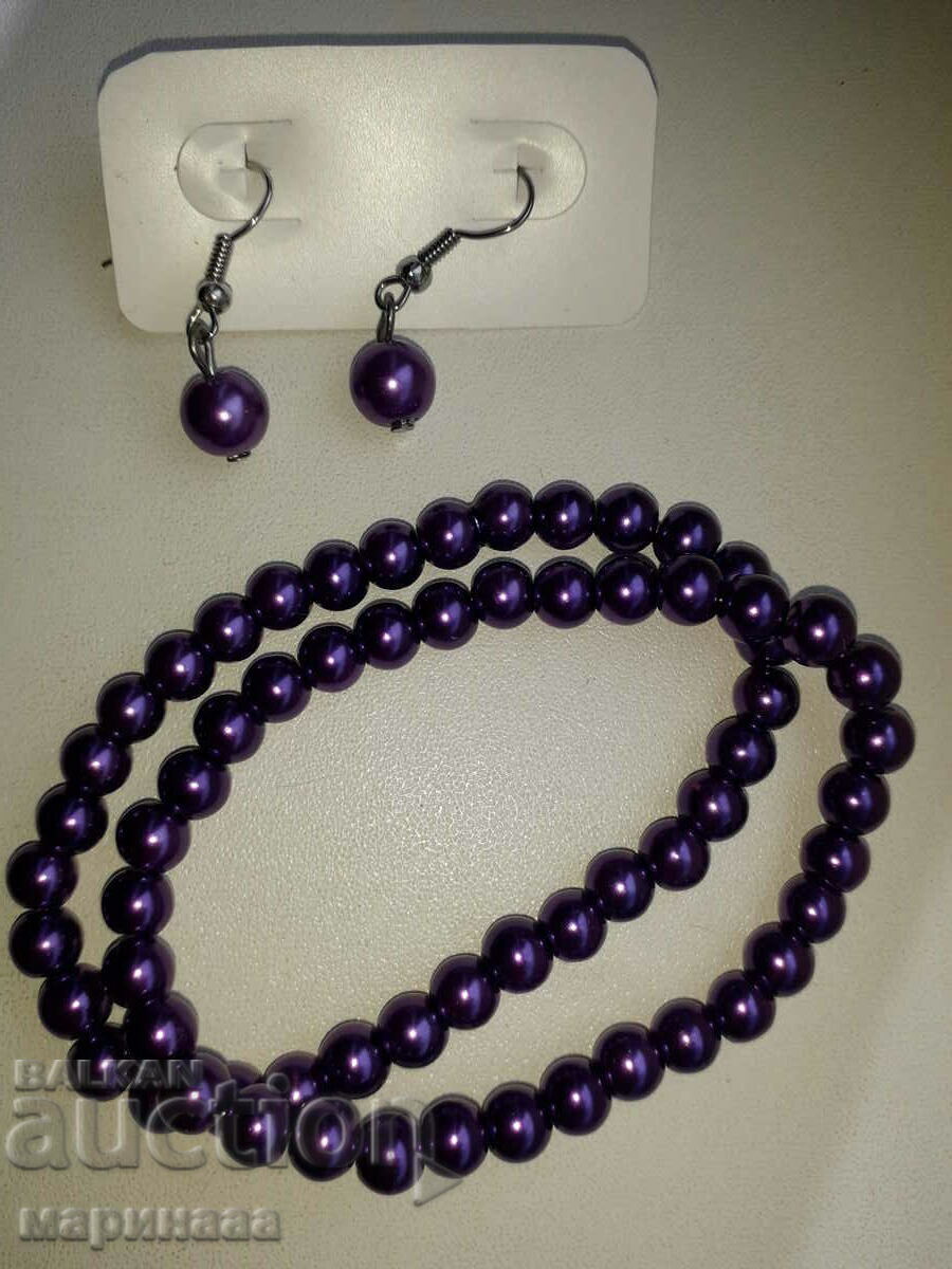 KIT. DARK PURPLE PEARLS