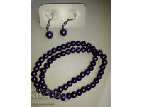 KIT. DARK PURPLE PEARLS