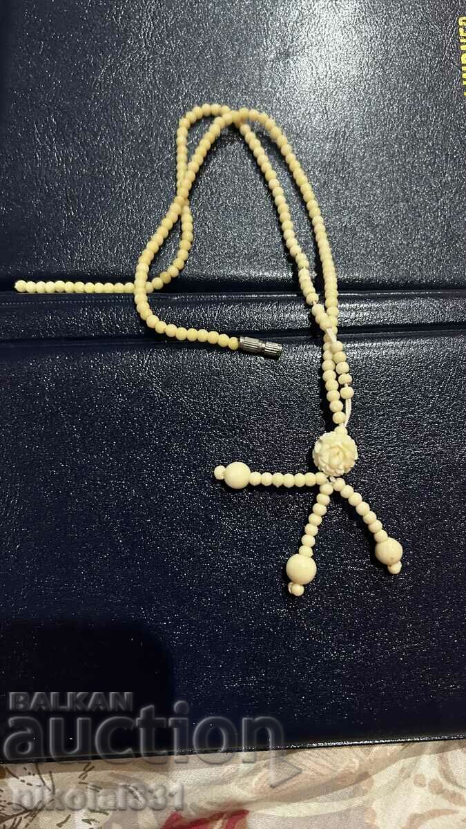 Necklace, necklace ivory, camel bone