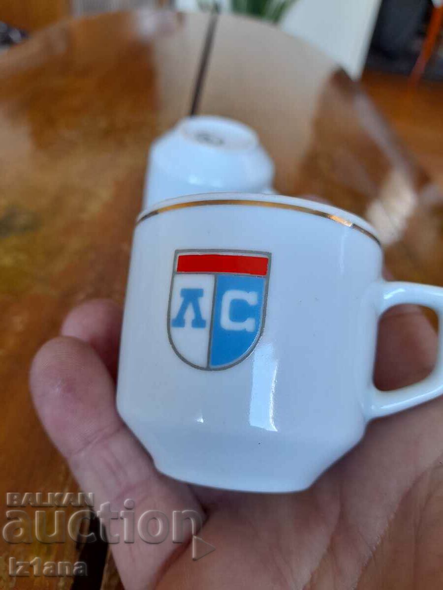 Old Levski Spartak coffee cups - 7 Old Levski Spartak coffee cups - 7