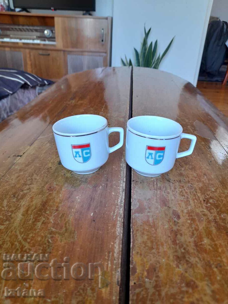 Cești de cafea vechi Levski Spartak