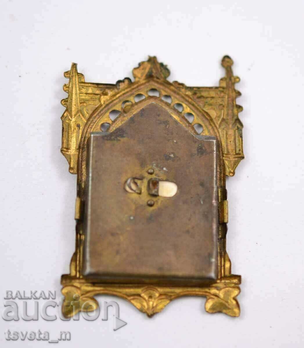 Auction  Soldier bronze icon - triptych, Kingdom of Bulgaria BC