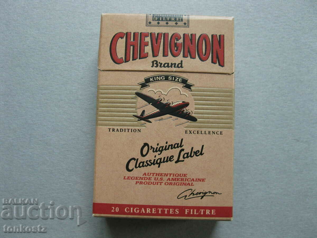 Κουτί τσιγάρων CHEVIGNON πλήρης για συλλογή