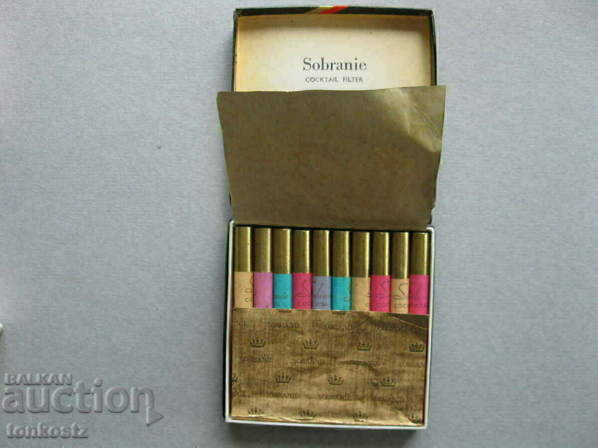 Cocktail Sobranie cigarette box complete for collection with price 15.00 BGN | € 7.67 Cocktail Sobranie cigarette box complete for collection with price 15.00 BGN | € 7.67