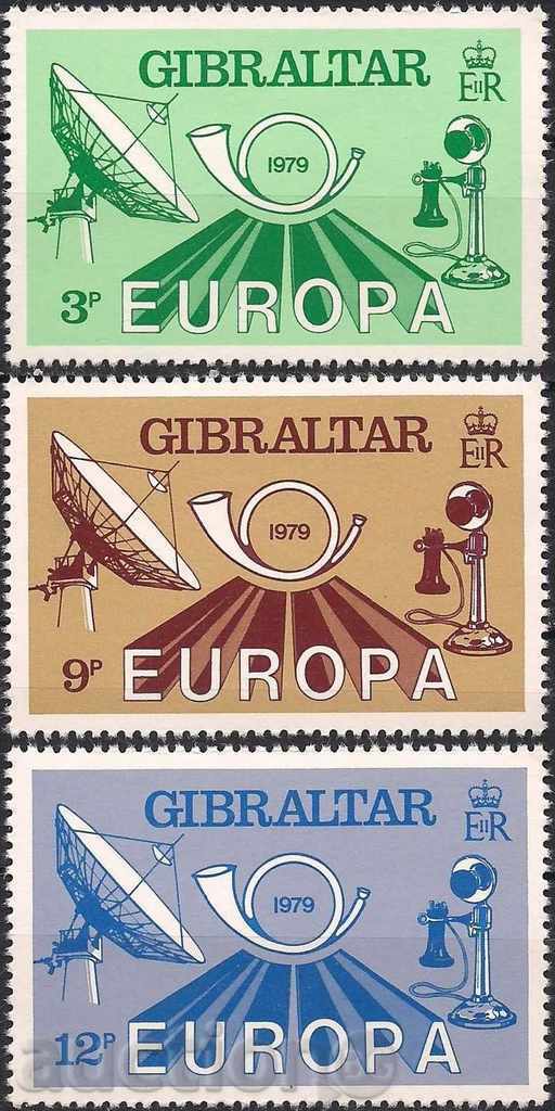 Καθαρό Μάρκες Ευρώπη Σεπτέμβριο του 1979 από το Γιβραλτάρ