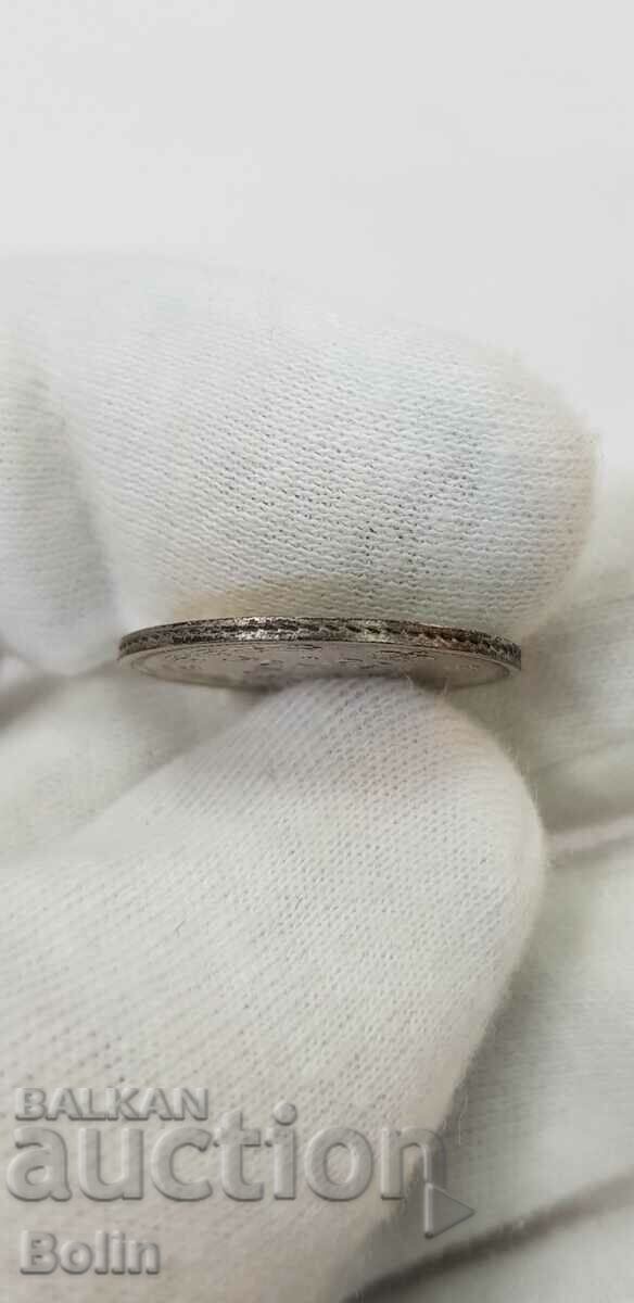 Very rare Russian silver coin 25 kopecks 1876. - 6 Very rare Russian silver coin 25 kopecks 1876. - 6