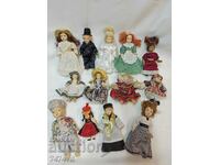 Old collection of mini dolls - 1920 - porcelain