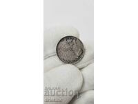 Руска царска сребърна монета 25 копейки 1827 година