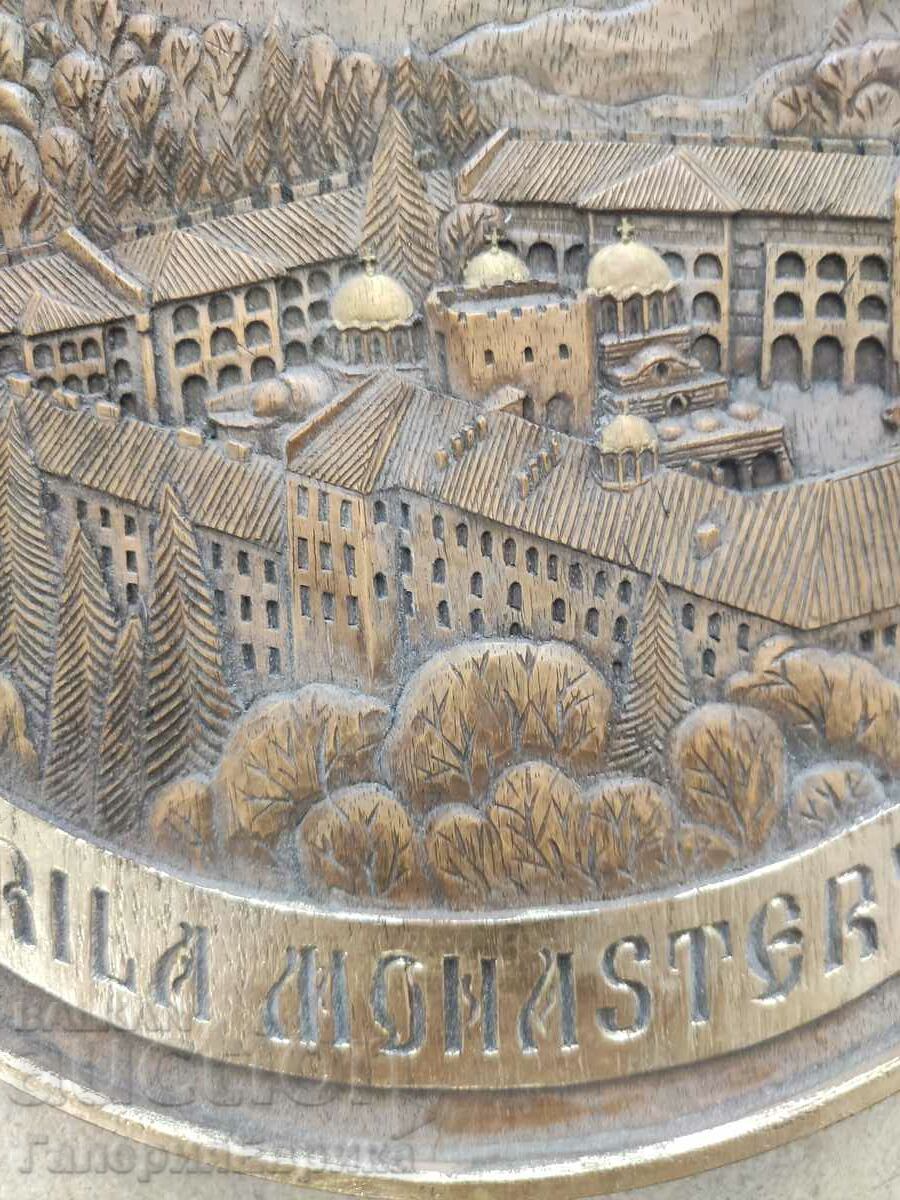 Auction Rila Monastery wood carving by hand Auction Rila Monastery wood carving by hand