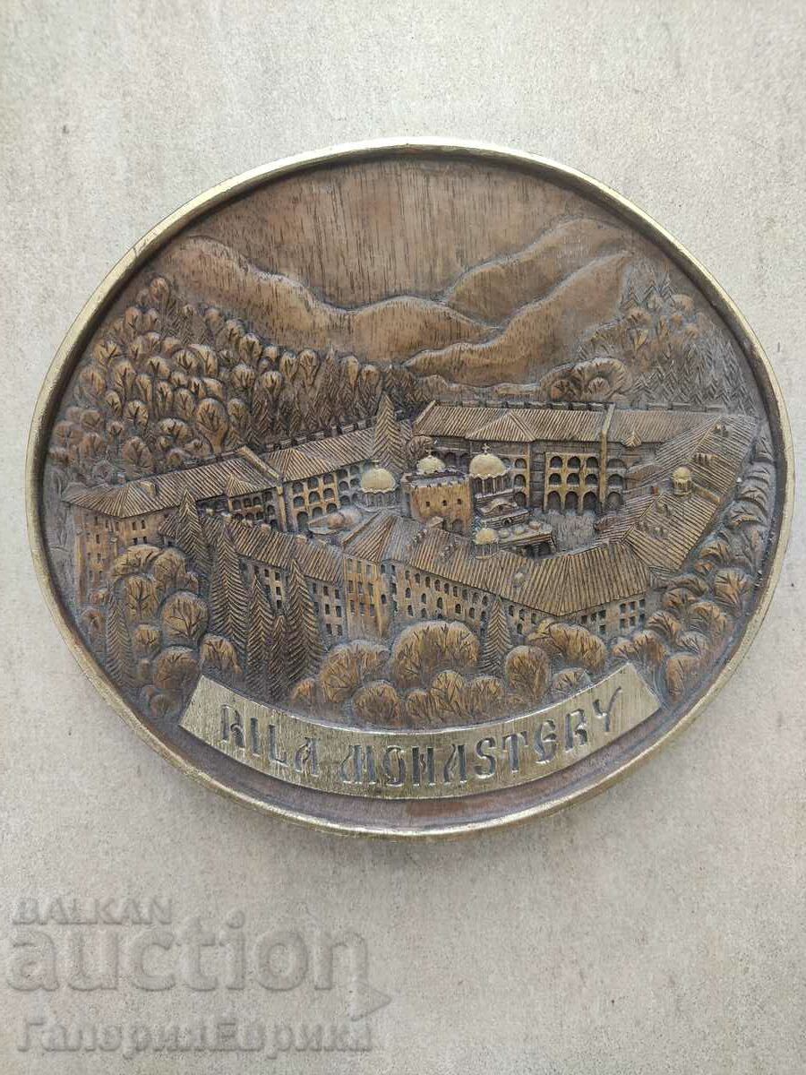 Rila Monastery wood carving by hand