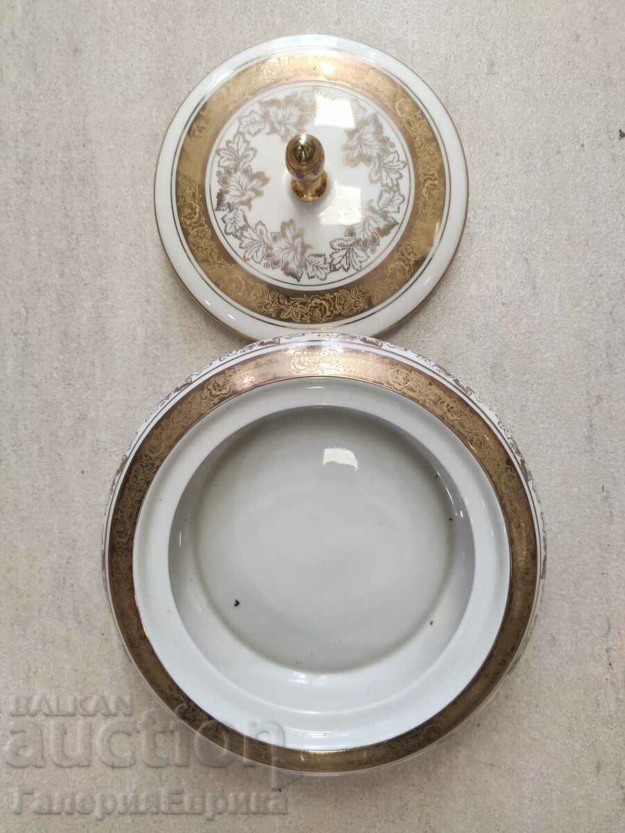 Porcelain sugar bowl box Bavaria with price 24.00 BGN | € 12.27 Porcelain sugar bowl box Bavaria with price 24.00 BGN | € 12.27