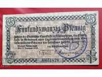 Bancnota-Germania-Reiland-Pfalz-Andernach-25 Pfennig 1919