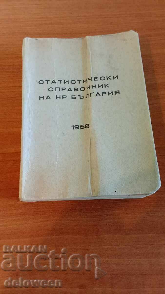 Statistical reference book of the NRB 1958.