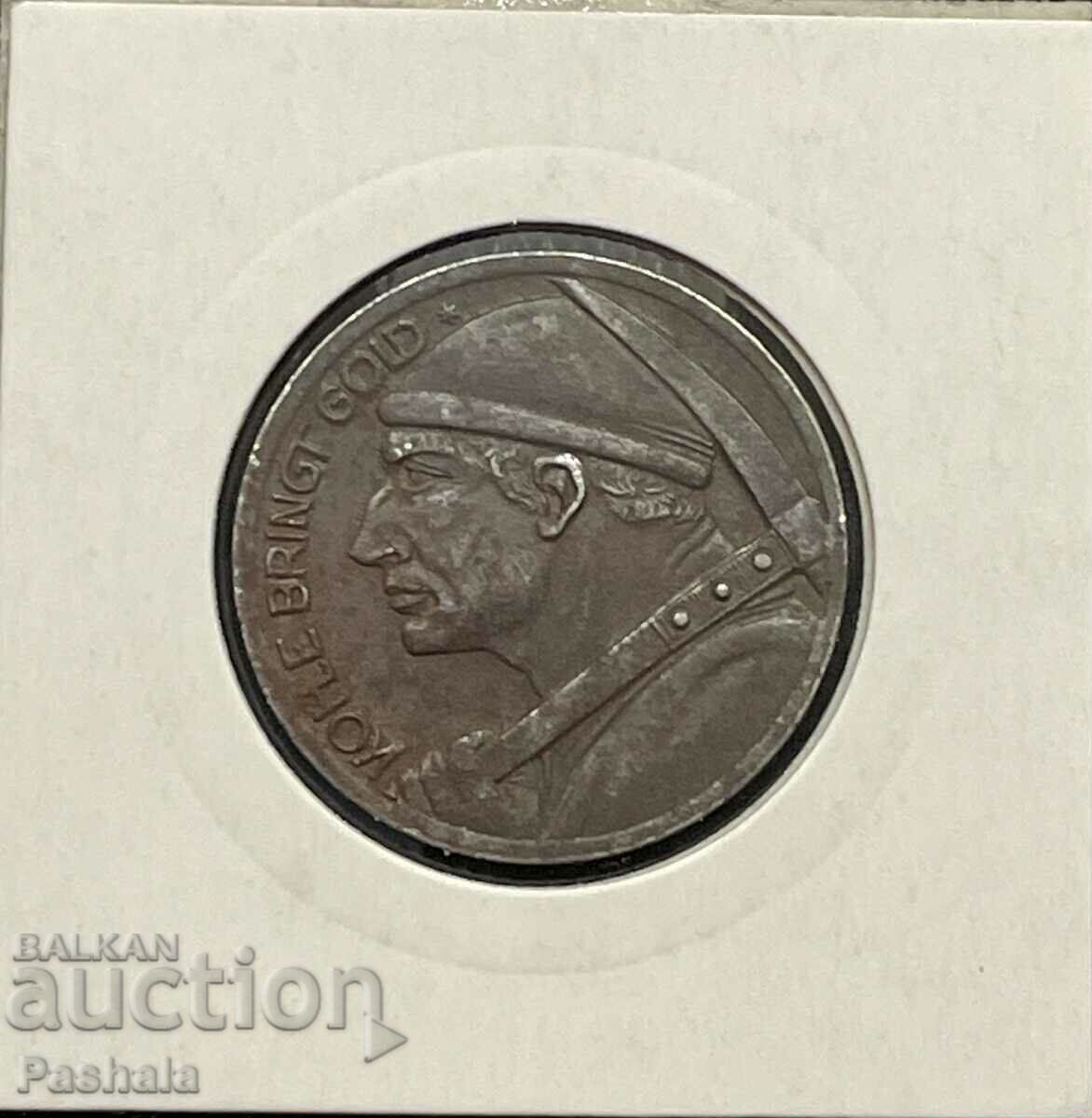 Γερμανία 1/2 Mark 1919 Notgeld . με τιμή 30.00 BGN | € 15.34