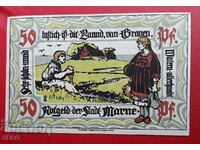 Bancnota-Germania-Schleswig-Holstein-Marne-50 pfennig 1922