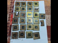 Gold-plated processors 25pcs //